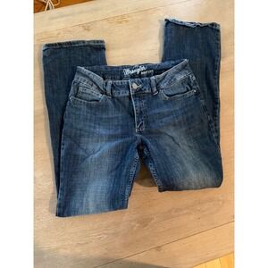 Wrangler Women Boot Cut Jeans Dark Wash Denim size 11
